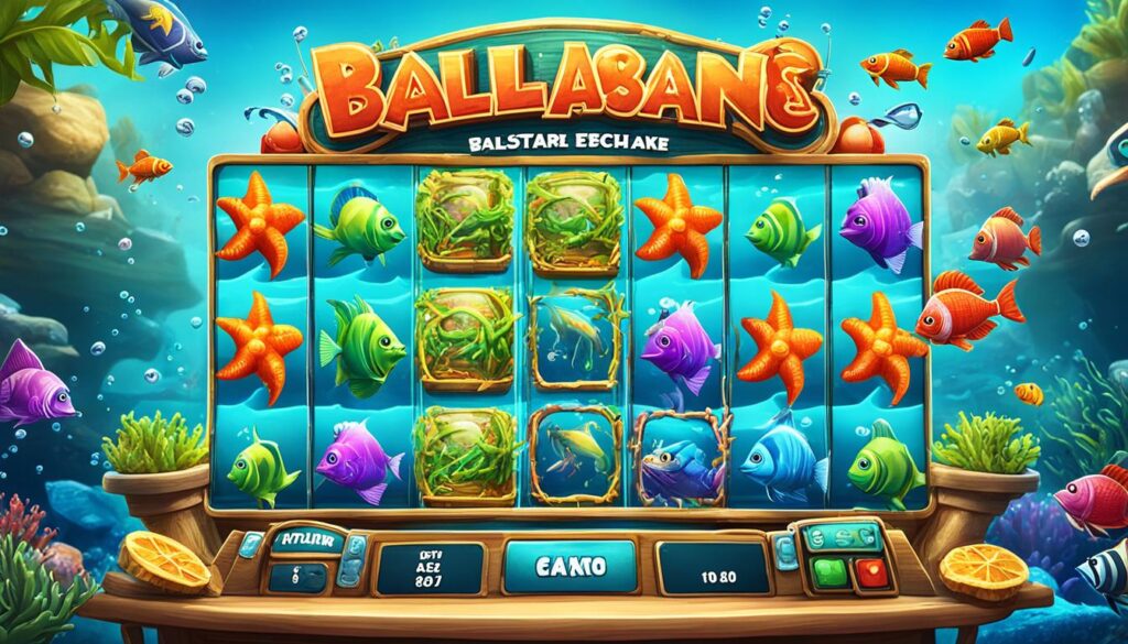 balık avı tema slot oyunu